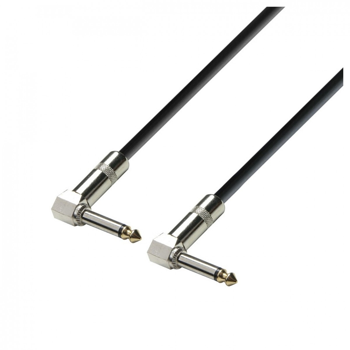 Adam Hall 3 STAR Unbalanced Angled 1/4" TS Jack Cable 60cm
