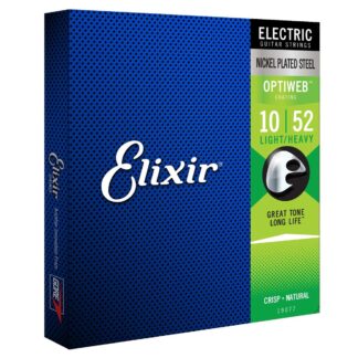 Elixir 19077 OPTIWEB Coated Electric Guitar Strings 10-52
