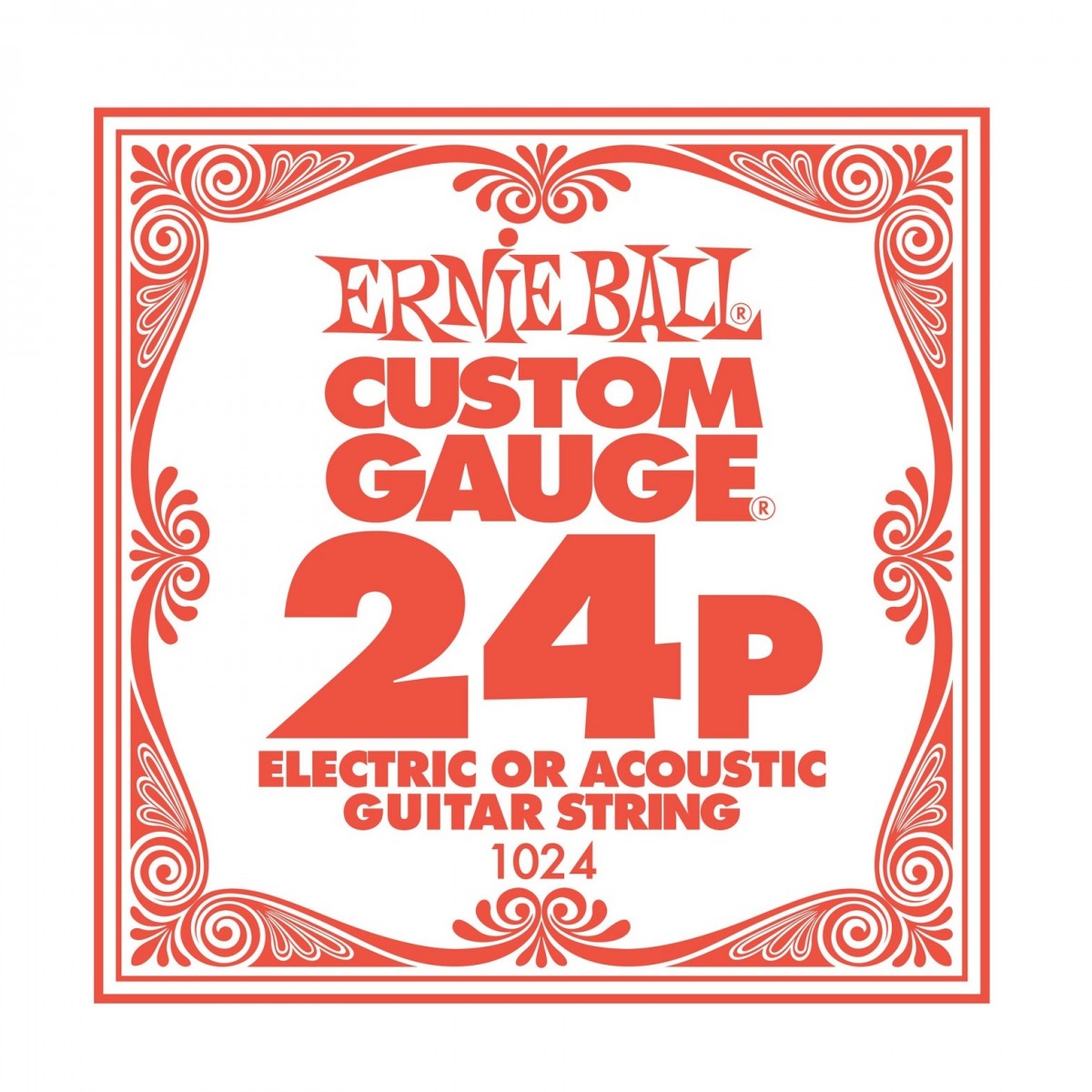 Ernie Ball 1024 Single .024 Plain Steel String