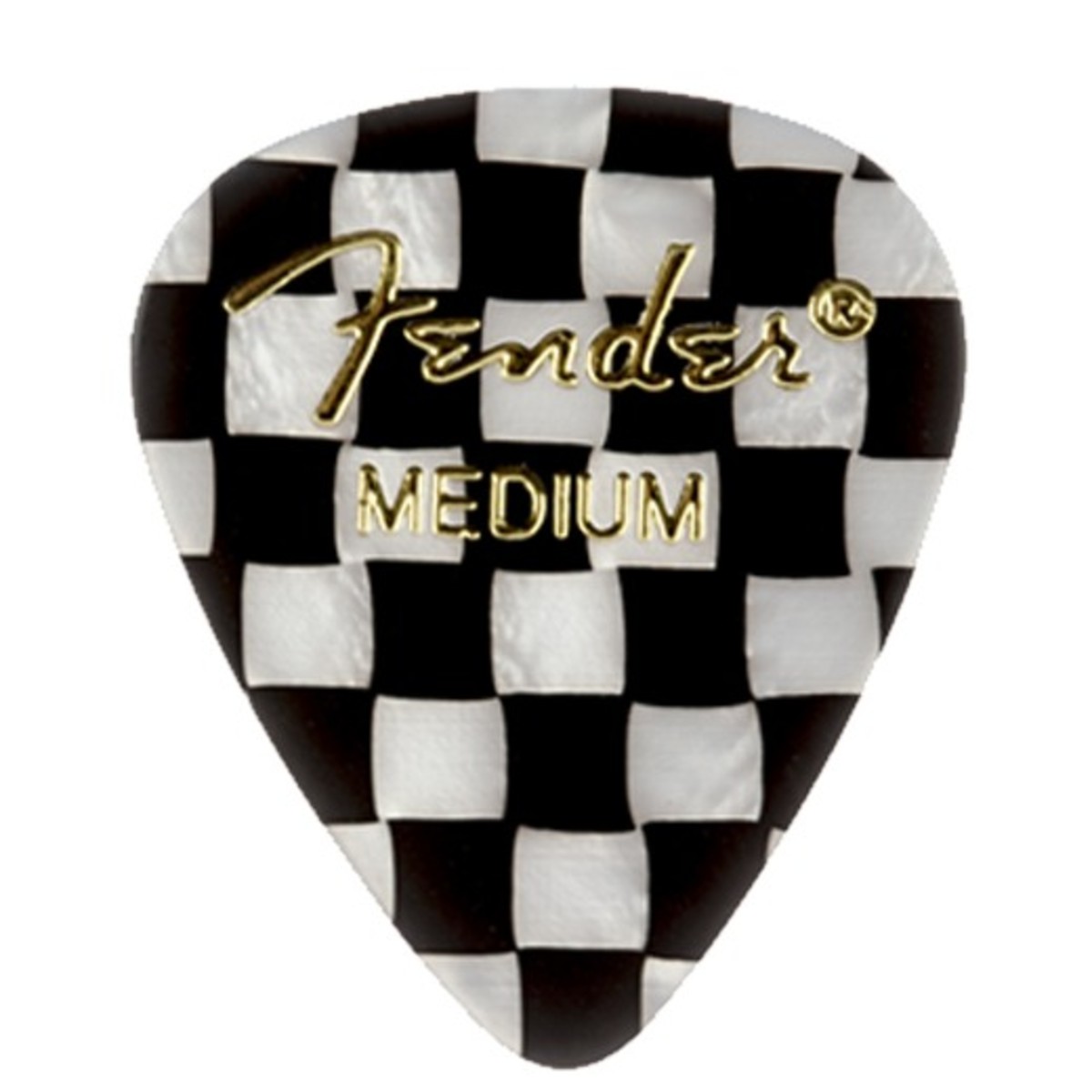 Fender 351 Shape Premium Checker Picks Medium Pack of 12