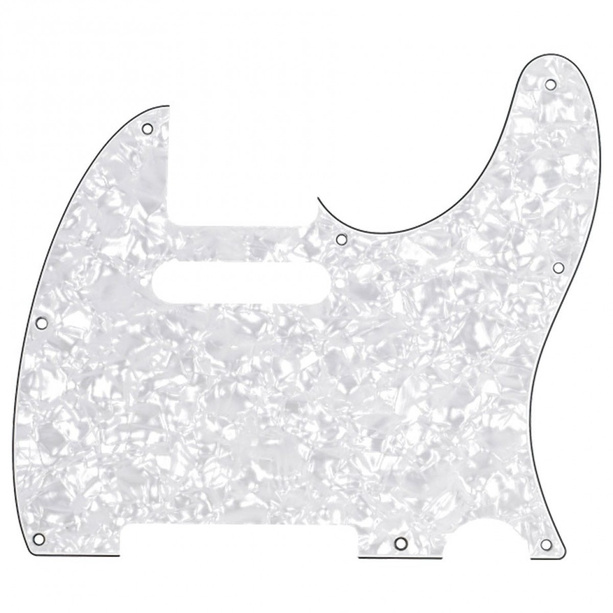 Fender Pickguard Telecaster 8-Hole Mount White Pearl 4-Ply
