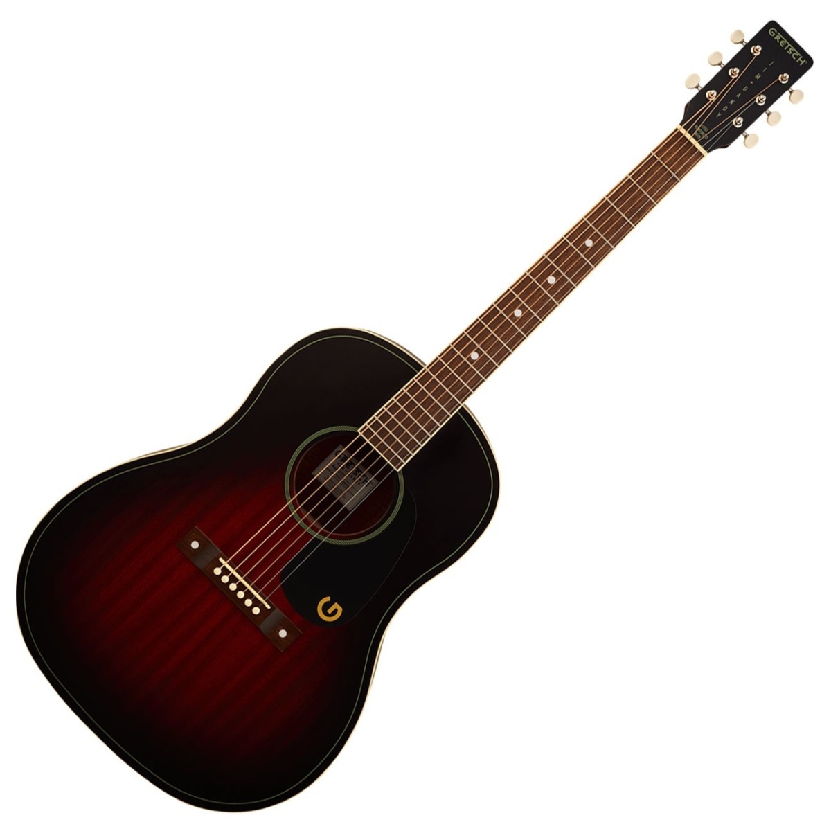 Grestch Jim Dandy Dreadnought Walnut Deep Cherry Burst