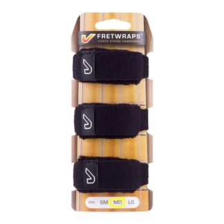 Gruv Gear Black FretWraps 3-Pack Medium