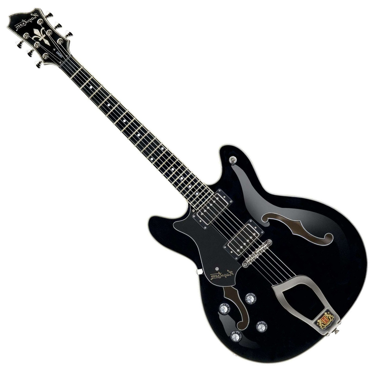 Hagstrom Viking Left Handed Black Gloss