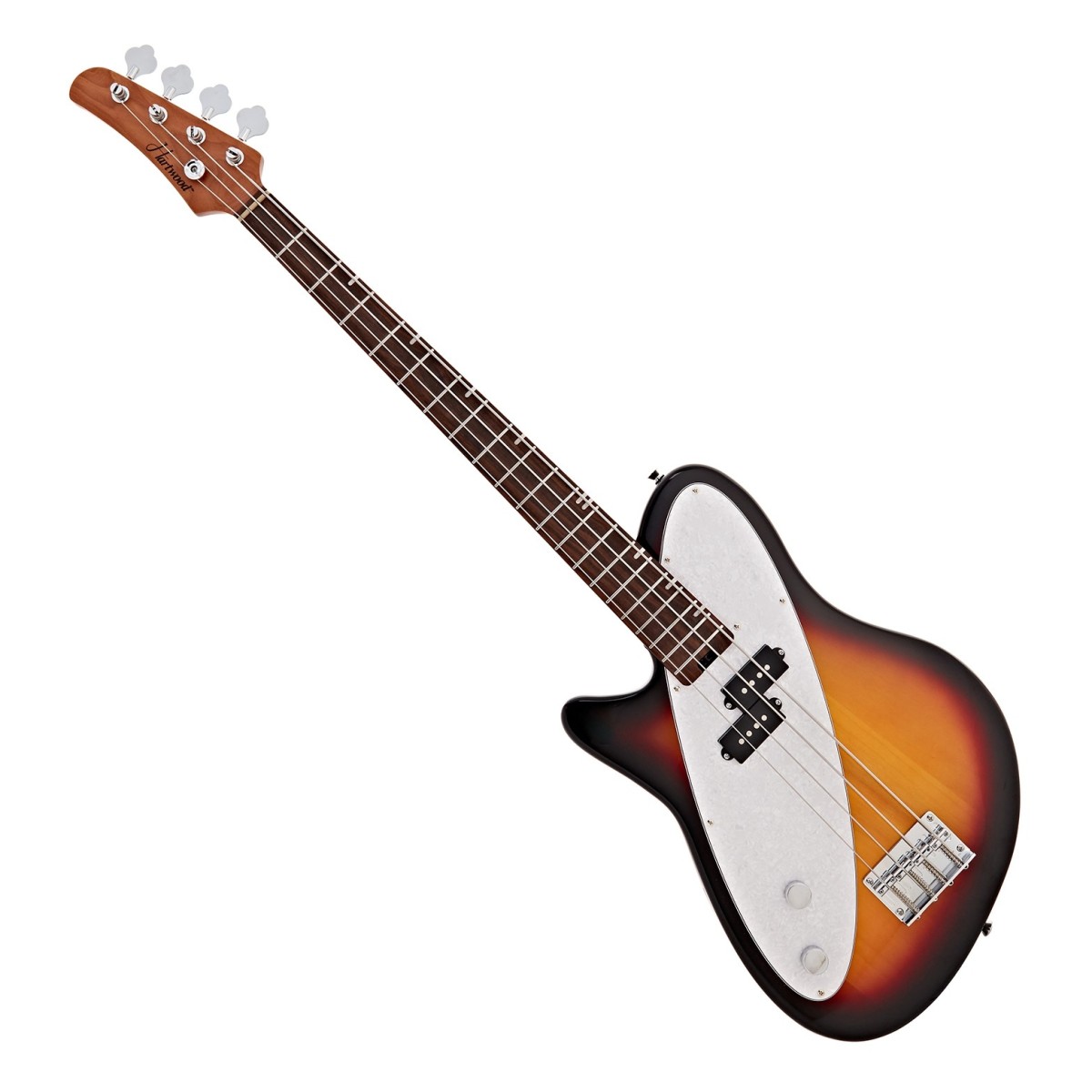 Hartwood Satellite Left Handed Bass Guitar Sunburst