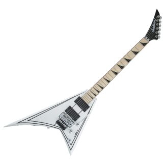 Jackson X Series Rhoads RRX24M Snow White with Black Pinstripes