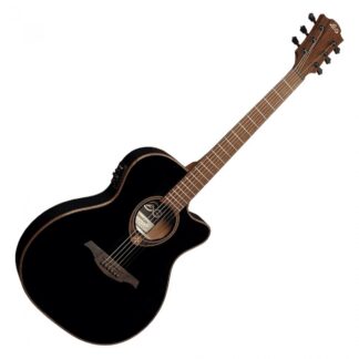 Lâg Tramontane 118 Slim Auditorium Electro Acoustic Black Gloss