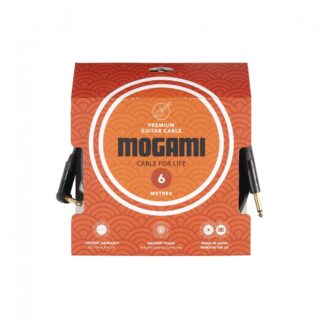 Mogami Premium Instrument Cable (Straight & Angled Jack) 6m