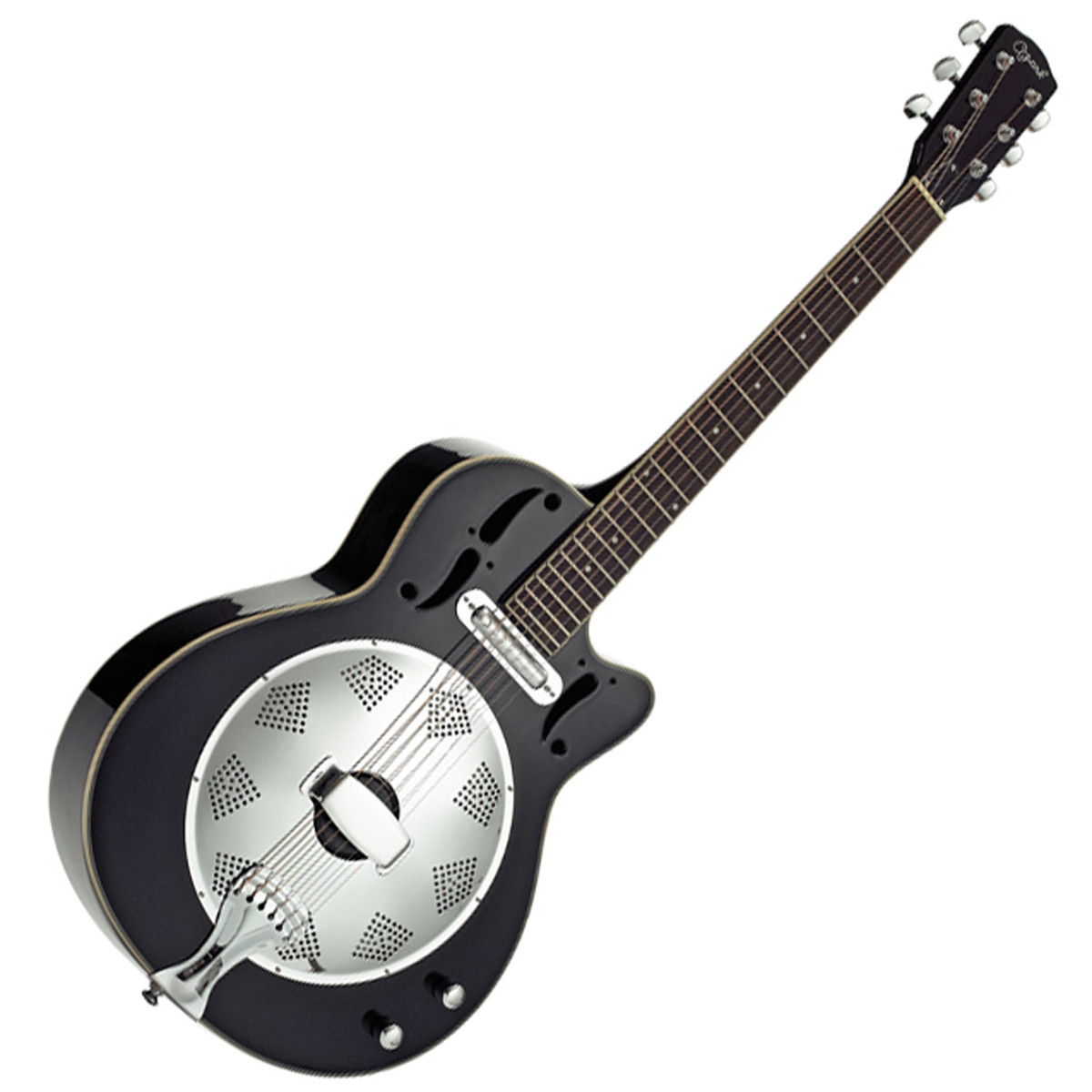 Ozark Resonator Guitar Wooden Body Electro Acoustic Cutaway