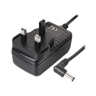 PRO ELEC 12V 1A AC/DC Power Supply With Right Angled Plug