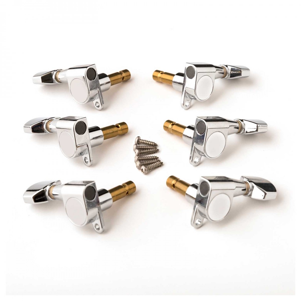 PRS Phase II Locking Tuner Set of 6 Chrome