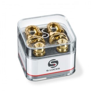 Schaller Security Strap Lock Set Gold