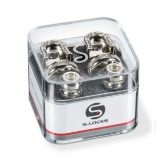 Schaller Security Strap Lock Set Nickel