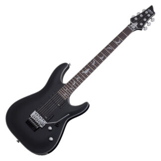 Schecter Damien Platinum-6 FR Electric Guitar Satin Black