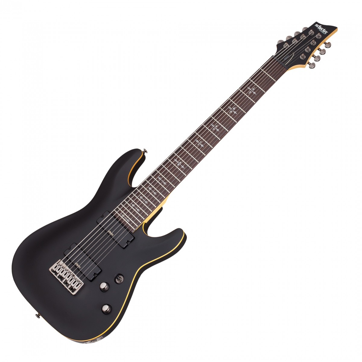Schecter Demon-8 String Aged Black Satin