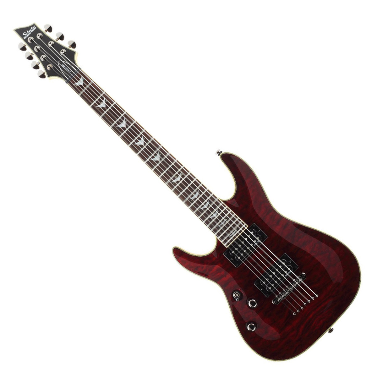Schecter Omen Extreme-7 Left Handed 7 String Black Cherry