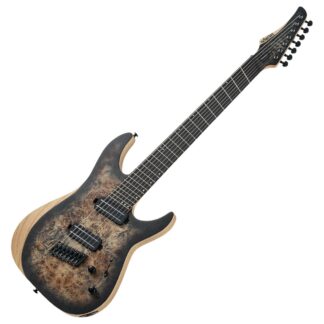 Schecter Reaper-7 Multiscale 7 Stirng Satin Charcoal Burst