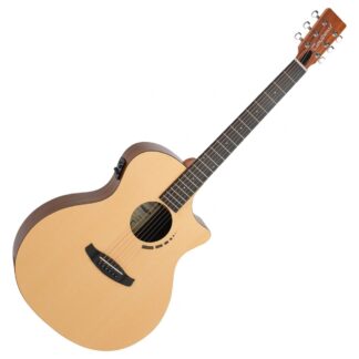 Tanglewood TM6E Metropolitan Auditorium Venetian Cutaway Electro Acoustic Koa