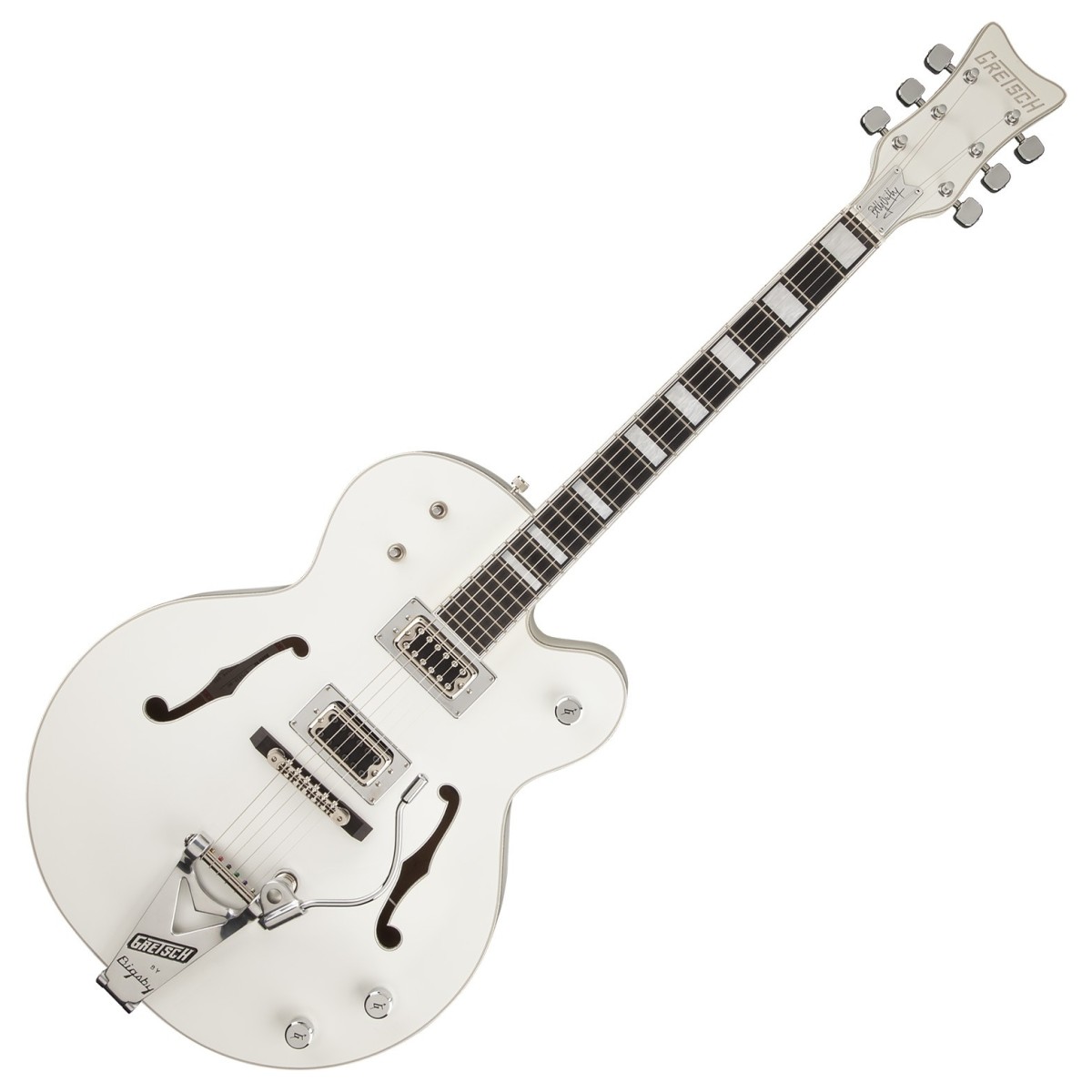 Gretsch G7593T Billy Duffy Signature Falcon with Bigsby Ebony Fingerboard White Lacquer