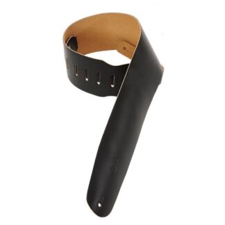 Levy's M4 Leather Guitar Strap Extra Wide 3.5in Black