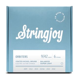 Stringjoy Orbiters Balanced Super Light Gauge (9-42) Coated Nickel Wound Electric Guitar Strings