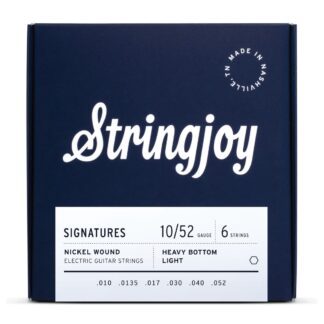 Stringjoy Signatures Heavy Bottom Light Gauge (10-52) Nickel Wound Electric Guitar Strings