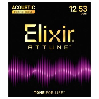 Elixir 21052 ATTUNE 92/8 Phosphor Bronze Light 12-53