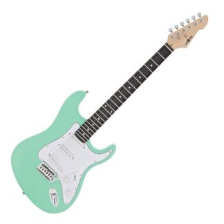 LA Electric Guitar by Gear4music Seafoam Green