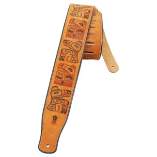 Levys Grand Mesa 2.5" Suede Guitar Strap Totem Poles