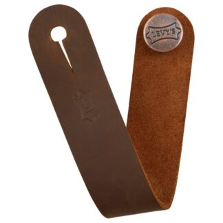 Levys Leather Headstock Strap Adapter Brown