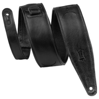 Levys Moon Phases 2.5" Leather Guitar Strap Black