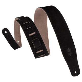 Levys Simply Suede 2" Guitar Strap Black