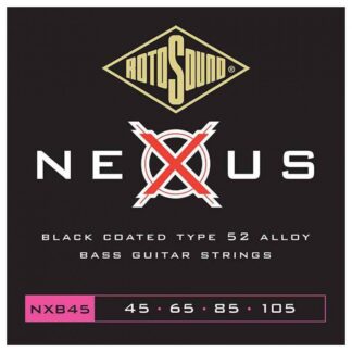 Rotosound NEXUS NXB45 Black Coated Bass Guitar Strings 45-105