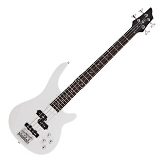 3/4 Chicago Bass Guitar by Gear4music White