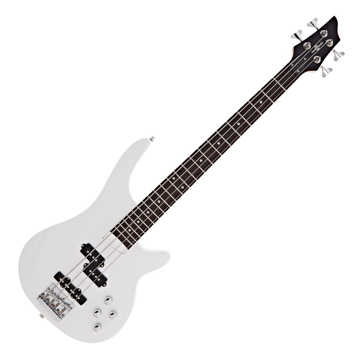 3/4 Chicago Bass Guitar by Gear4music White