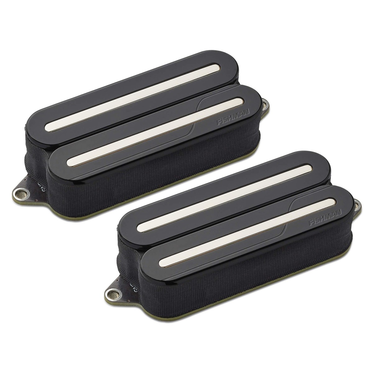 Fishman Fluence Open Core 7-String Humbucker Set Black with Nickel Blades