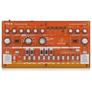 Behringer TD-3 Analog Bass Line Synthesizer Transparent Orange