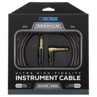 Boss BIC-P10A Premium Angled Instrument Cable 10ft/3m