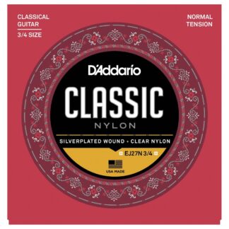 DAddario EJ27N 3/4 Student Nylon Fractional Normal Tension
