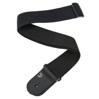 Daddario Cotton Guitar Strap Black