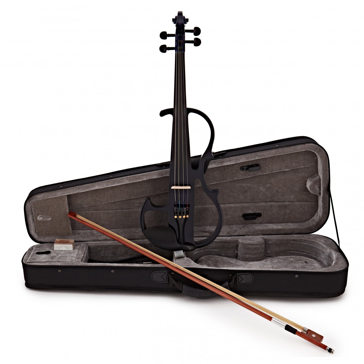 Electric Violin by Gear4music Navy Blue