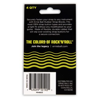 Ernie Ball P05624 Strap Blocks Pack Of 4 Cream
