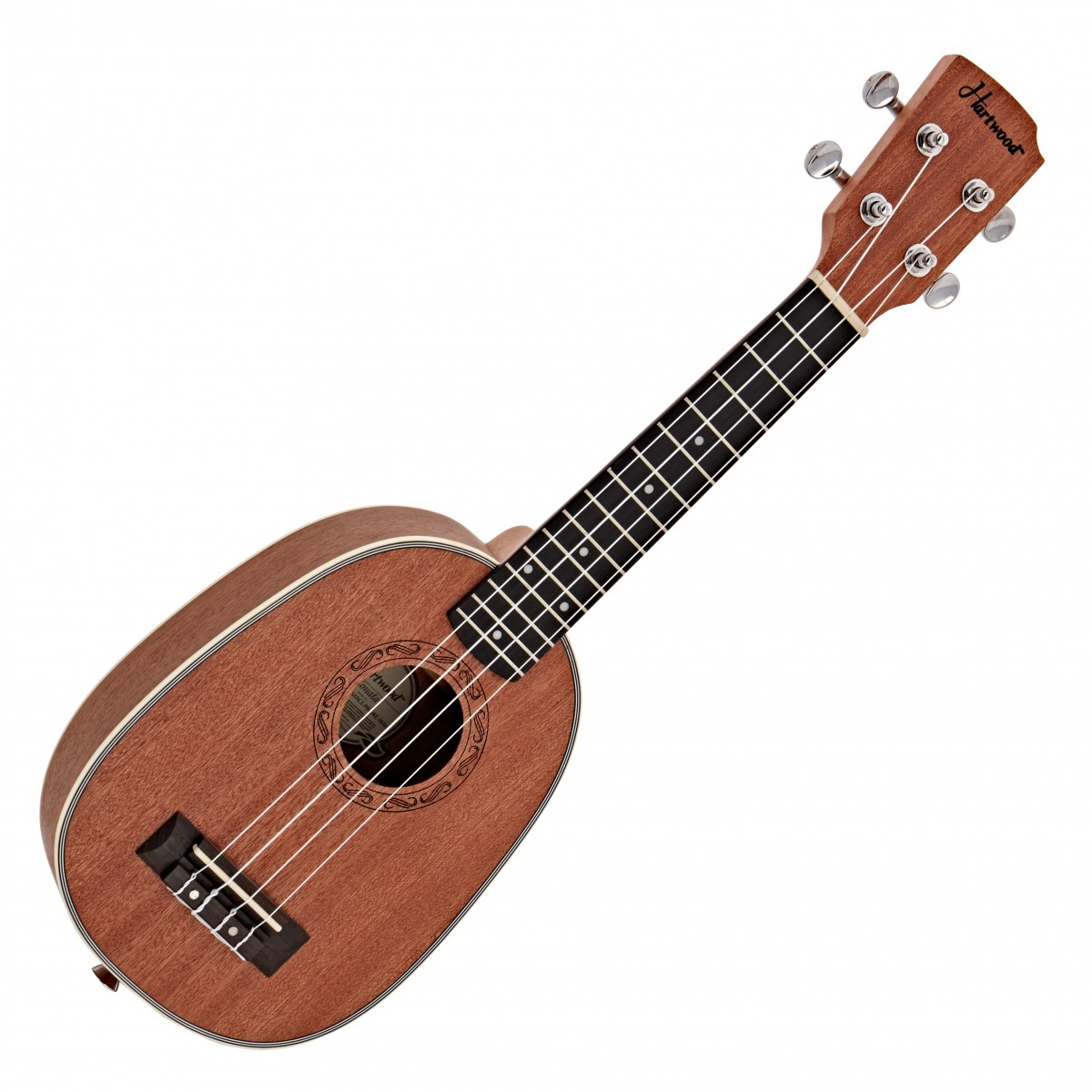 Hartwood Renaissance Soprano Pineapple Ukulele Mahogany