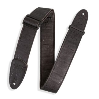 Levys 2" Natural Cork on Black Webbing w/ Cork Ends Black