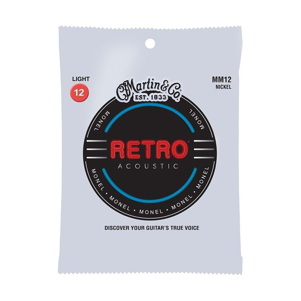 Martin MM12 Retro Monel Acoustic Light 12-54