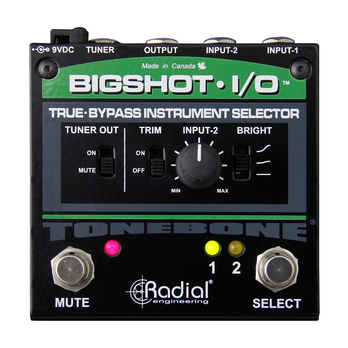 Radial Tonebone BigShot I/O True Bypass Instrument Selector