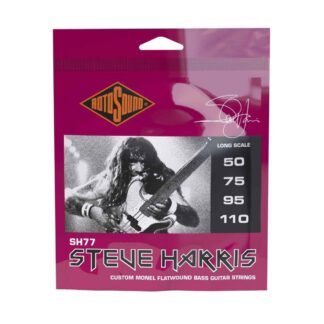 Rotosound SH77 Steve Harris Bass Monel Flatwound Long Scale Custom 50-110