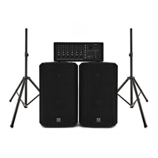 SubZero SZPA-612 250W 12" PA System with Stands