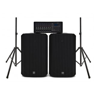 SubZero SZPA-815 300W 15" PA System with Stands